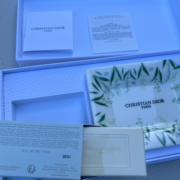 Dior Green and White Bath Accessories Set by Christian Dior NEW - Picture 7 of 10